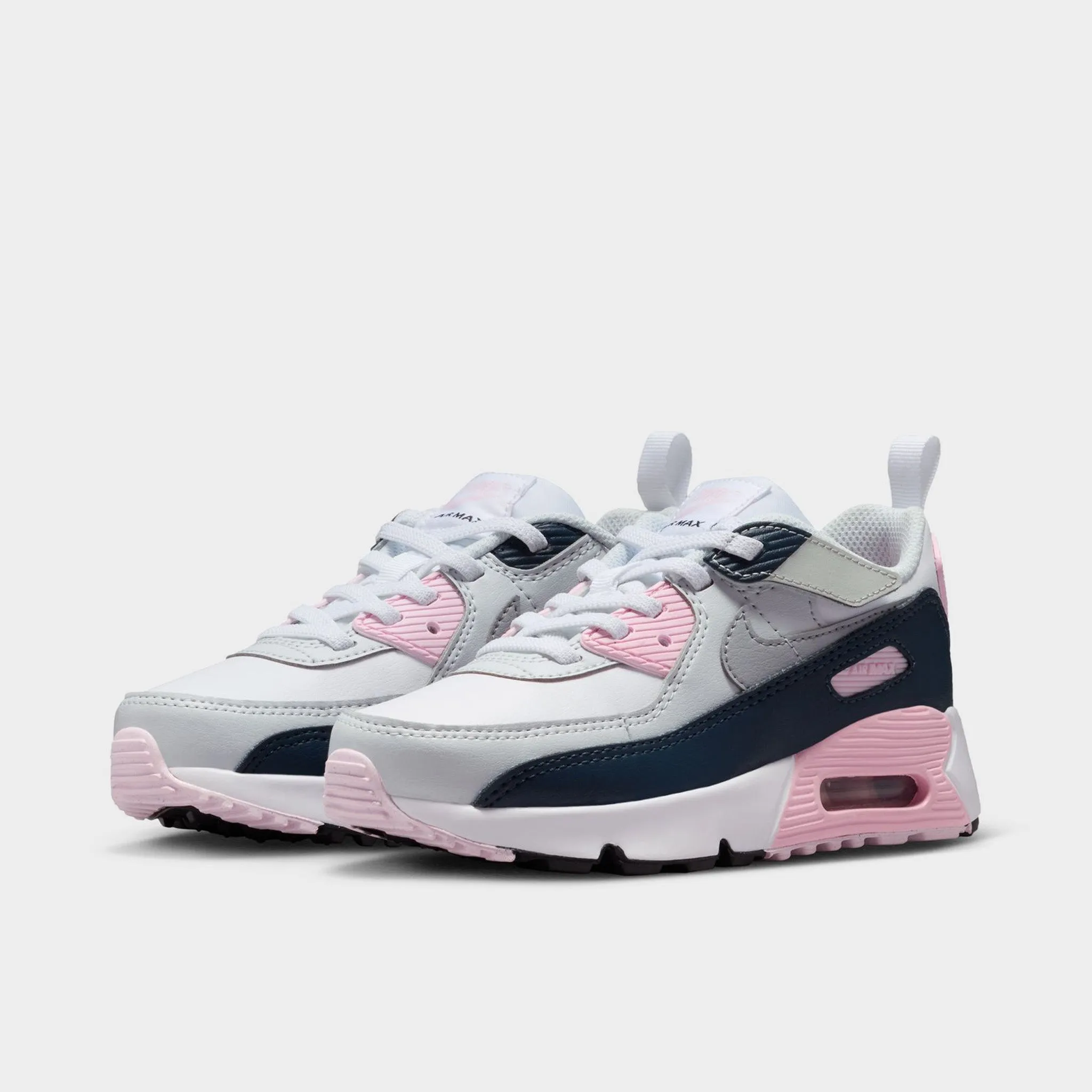 Heel Stabilizer Soft Entry Nike Air Max 90 Easy On PS White / Wolf Grey - Pink Foam