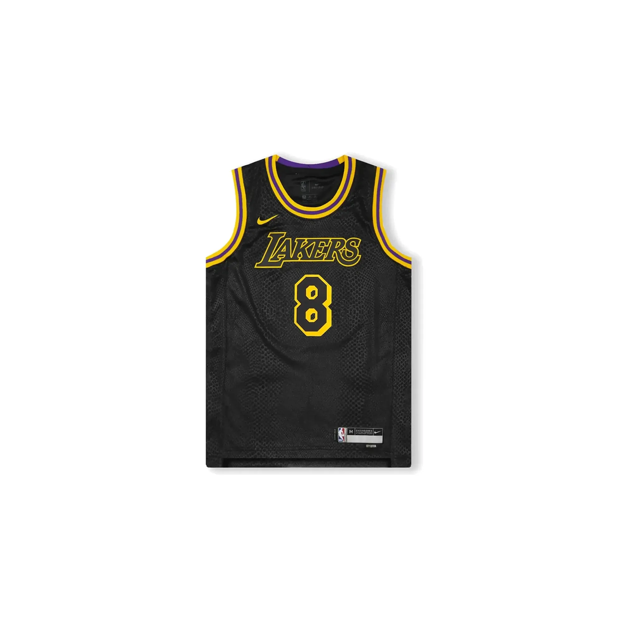 High Rebound Sole Dynamic flex Kobe Mamba Mentality Los Angeles Lakers City Edition Swingman Jersey 'Black' FW23 (2023)