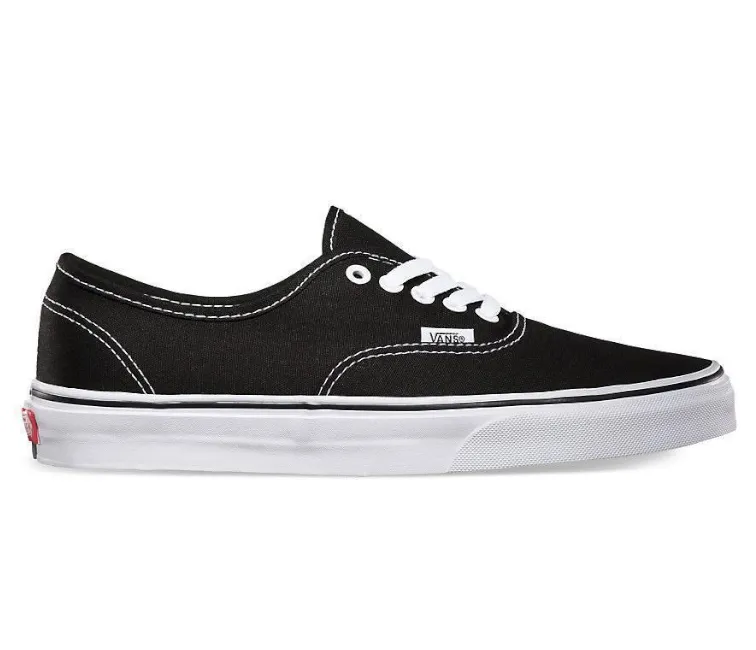 Vans Authentic (Black/White) Hyper Compression Midsole zipper