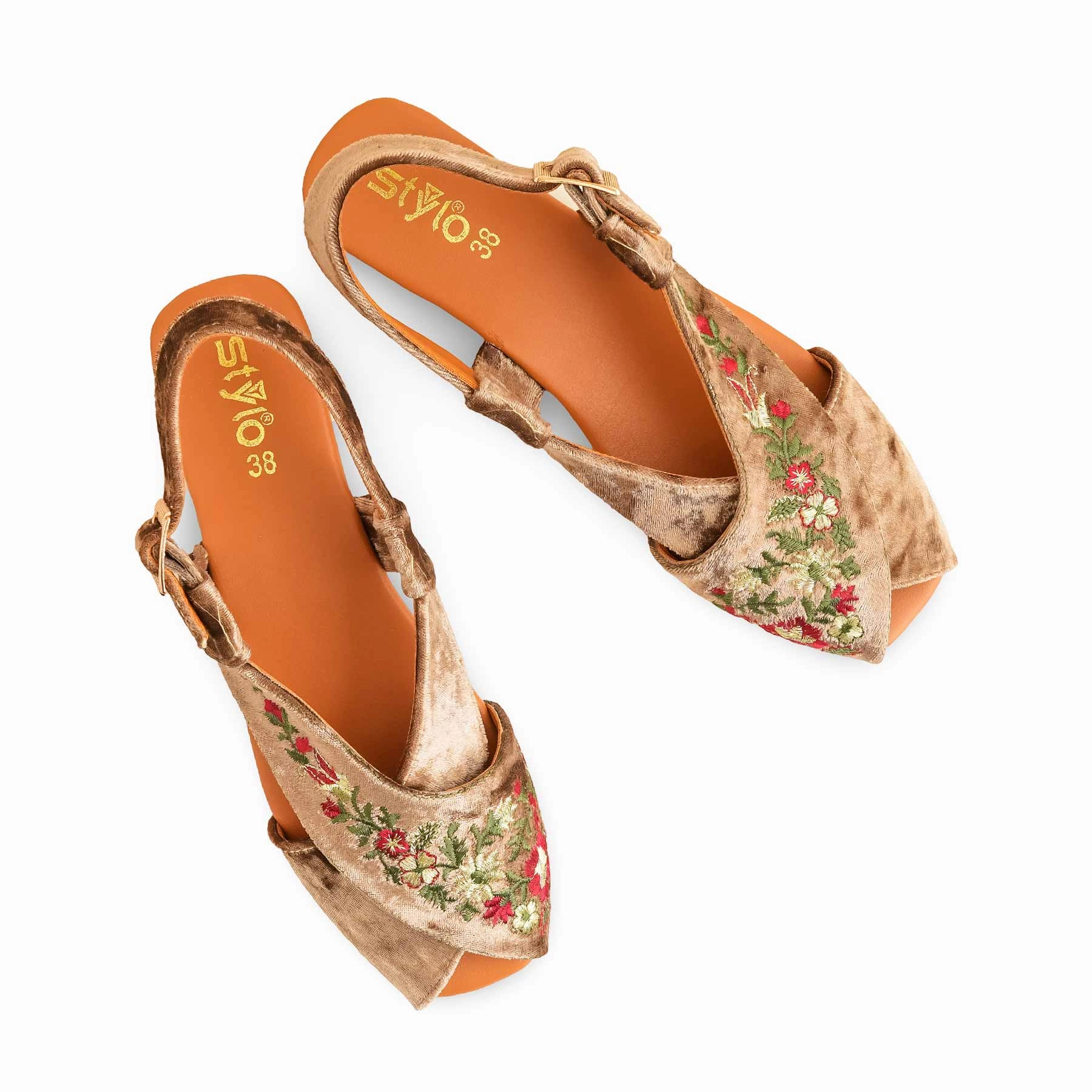 Unified Cushioning Platform Sturdy flexibility Brown Formal Peshawari Chappal EC3183