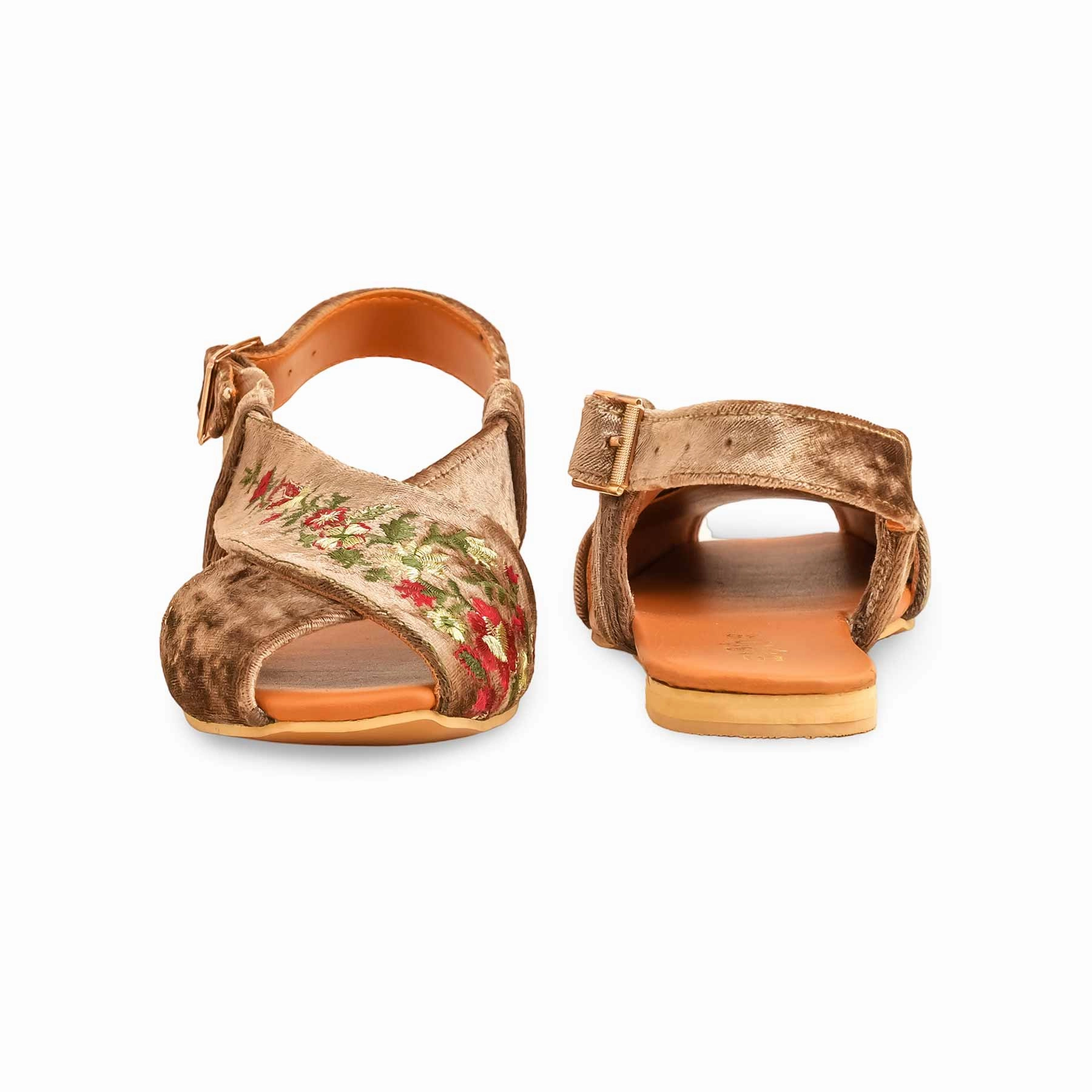 Casual Elegance Luxurious Comfort Brown Formal Peshawari Chappal EC3183