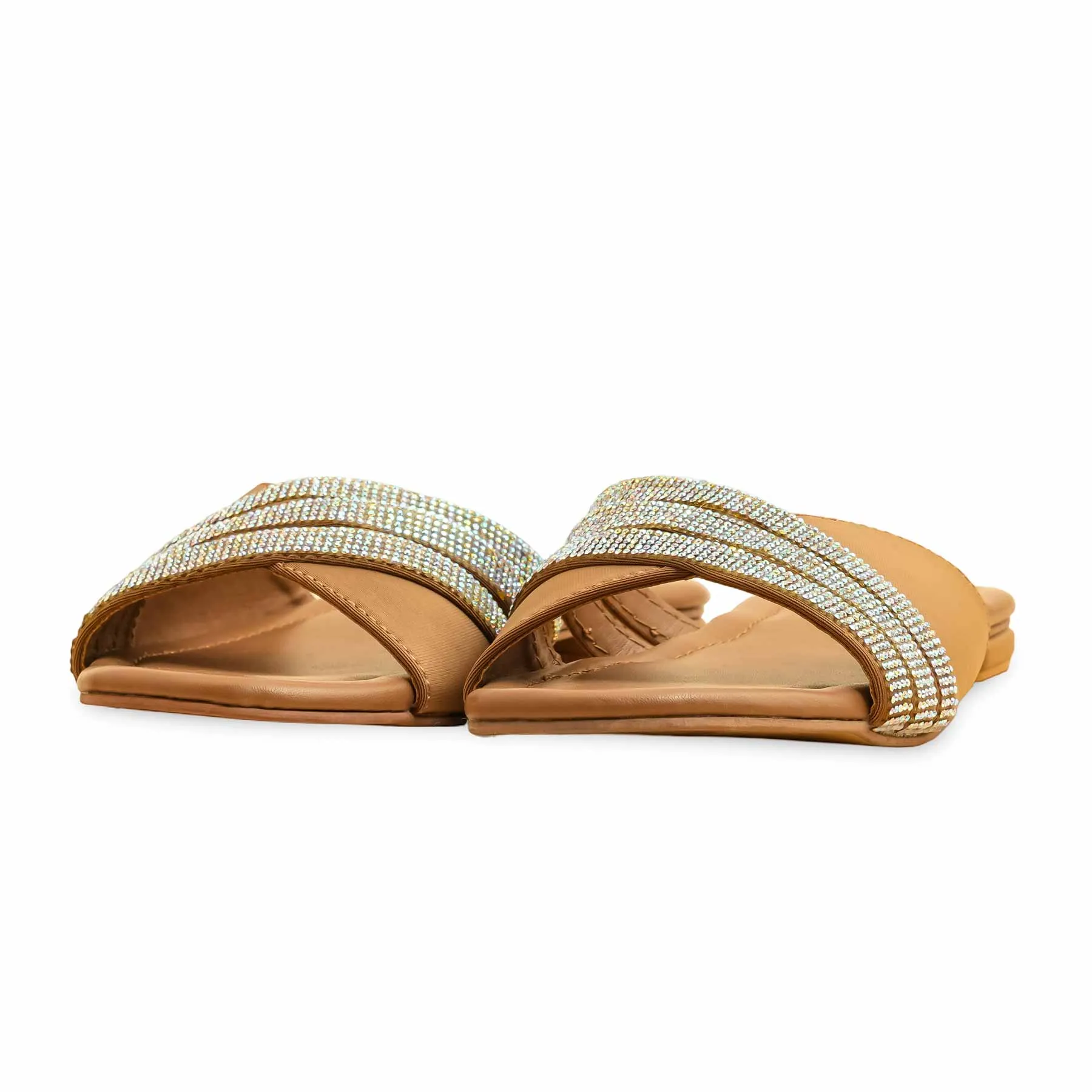 Beige Formal Slipper FR8396 Reliable Support