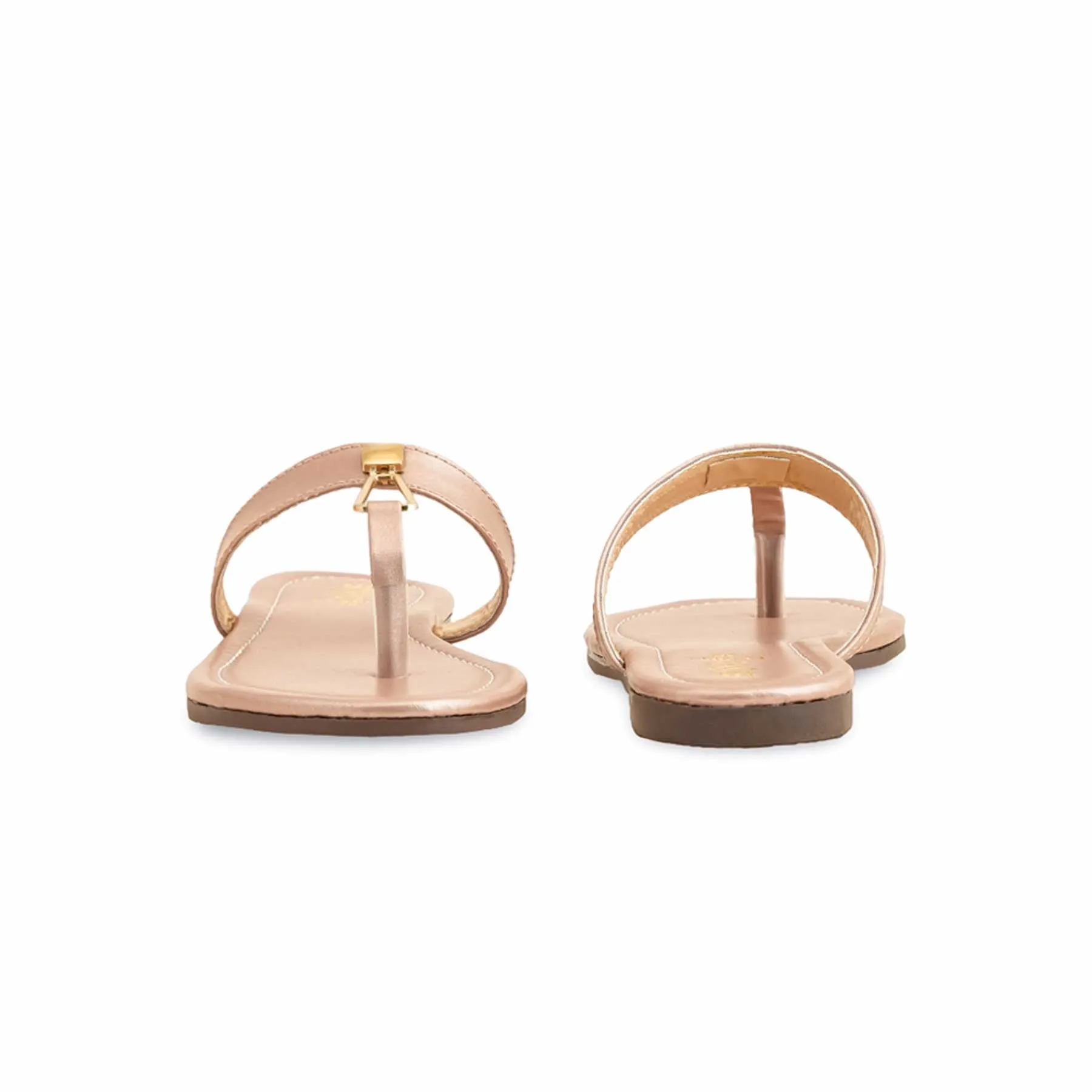 Peach Casual Women Chappal CL2082 Reliable Support Soft Grip