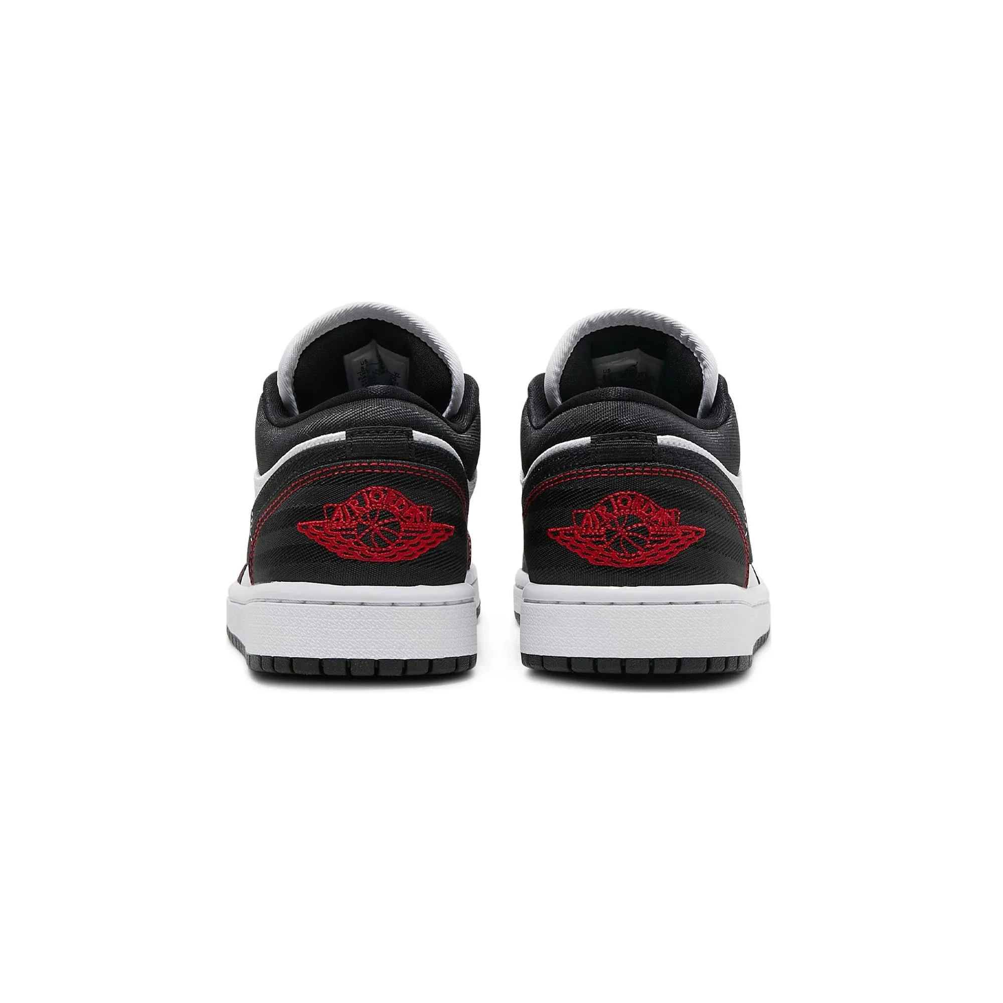 Seamless Knit Body Air Jordan 1 Low SE Utility 'White Black Gym Red' W (2021)