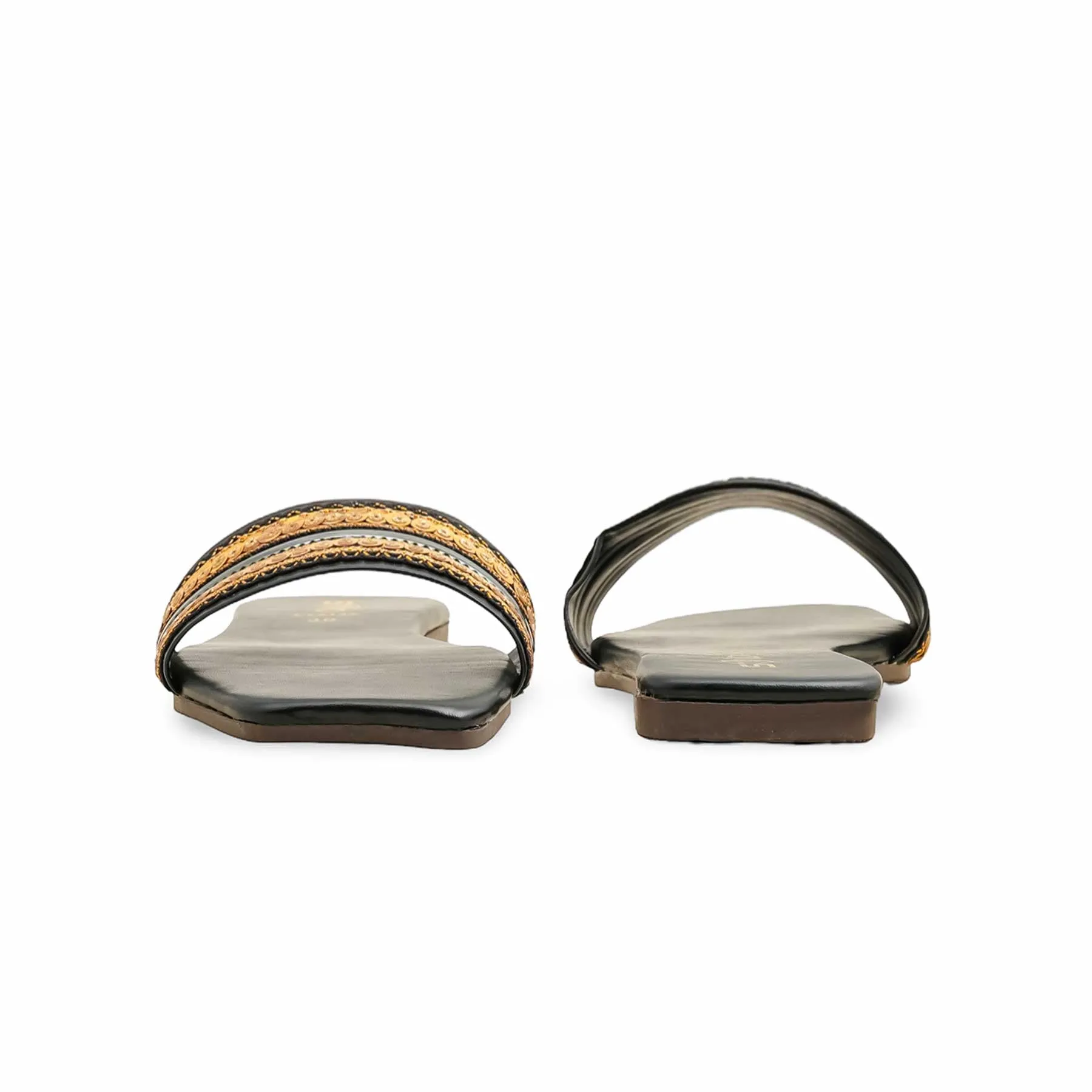 Black Casual Slipper CL2137 Relaxed Shoes