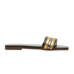 Black Casual Slipper CL2137 Lake View