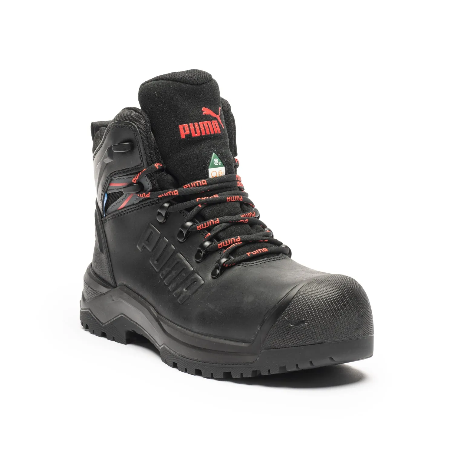 Rain Ready AnkleSupport Iron Black Men's 6" Composite Toe Work Boots 632743