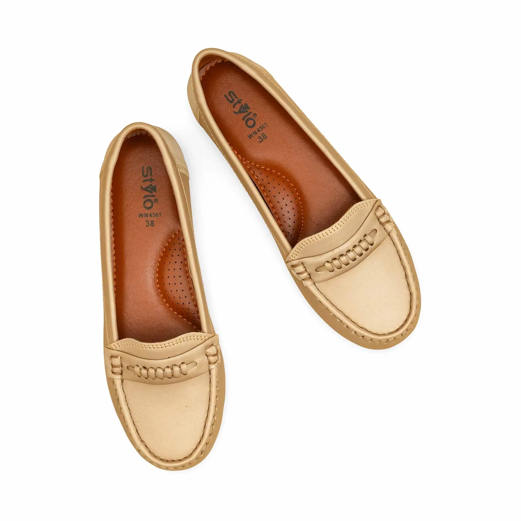 Fawn Moccasin For Women WN4501 Stylish Fit
