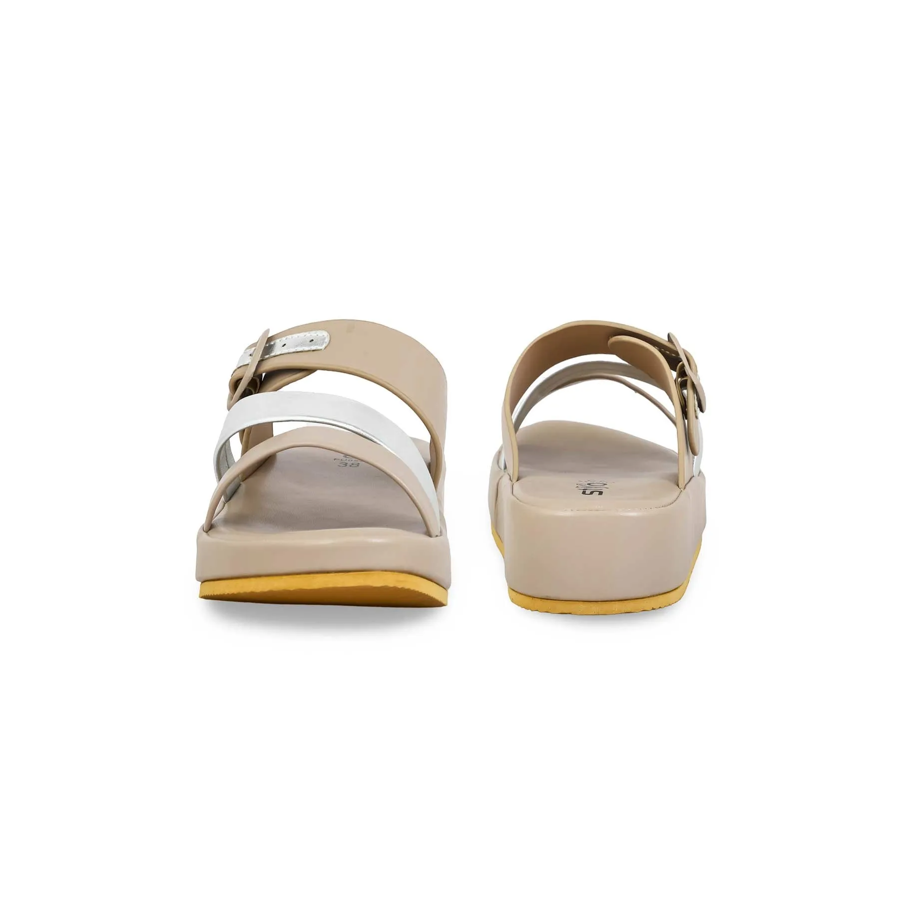 Buckle Detail Lilac Formal Slipper PU0525