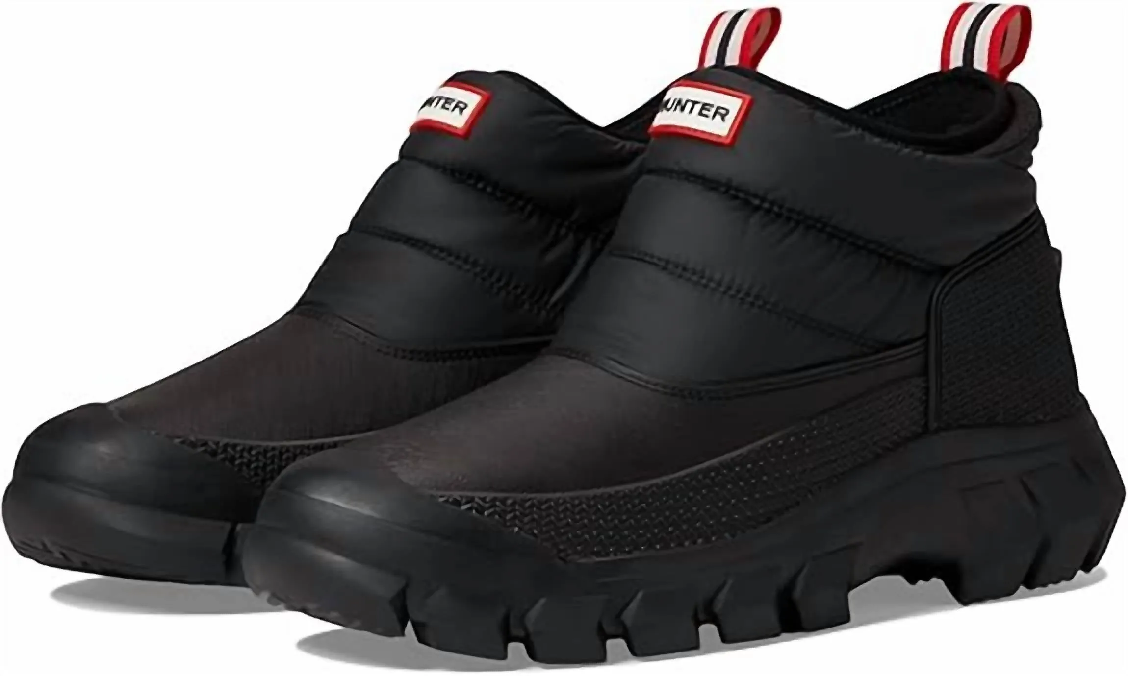 Western Pattern Men's Intrepid Ankle Snow Boot In Black