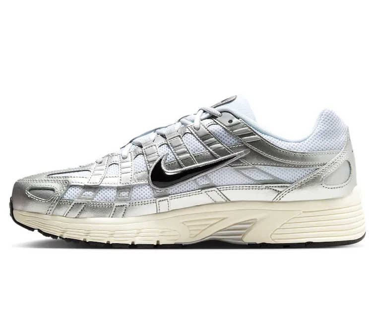 Auxetic Material Construction Agility Control Men??s Nike P-6000 (Metallic Silver/Black)