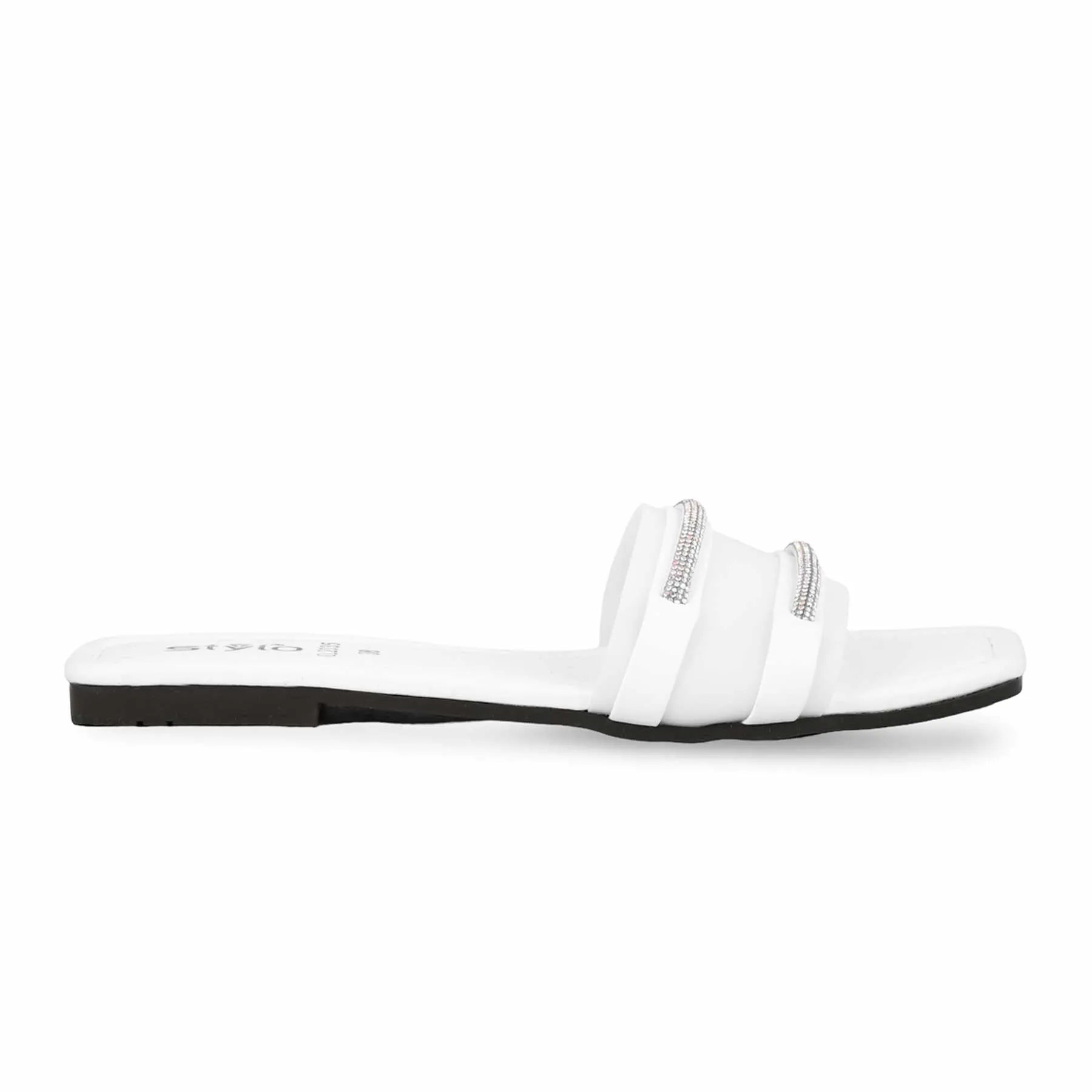 White Casual Slipper CL2035 Kitchen Safe Joy Path