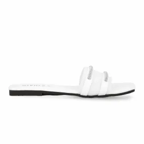 White Casual Slipper CL2035 Kitchen Safe Joy Path