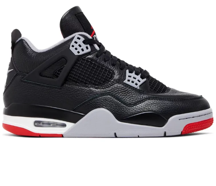 High-performance ease Men's Nike Air Jordan 4 Retro (Bred Reimagined)