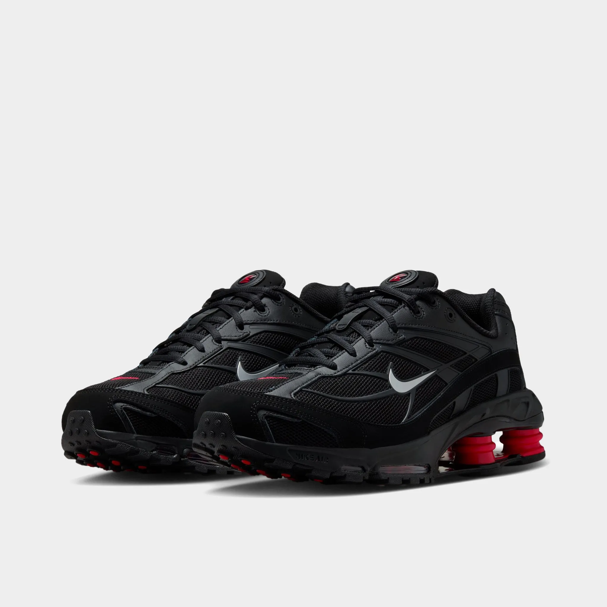 Nike Shox Ride 2 Black / Red - Black Pull Tab Marathon Mode