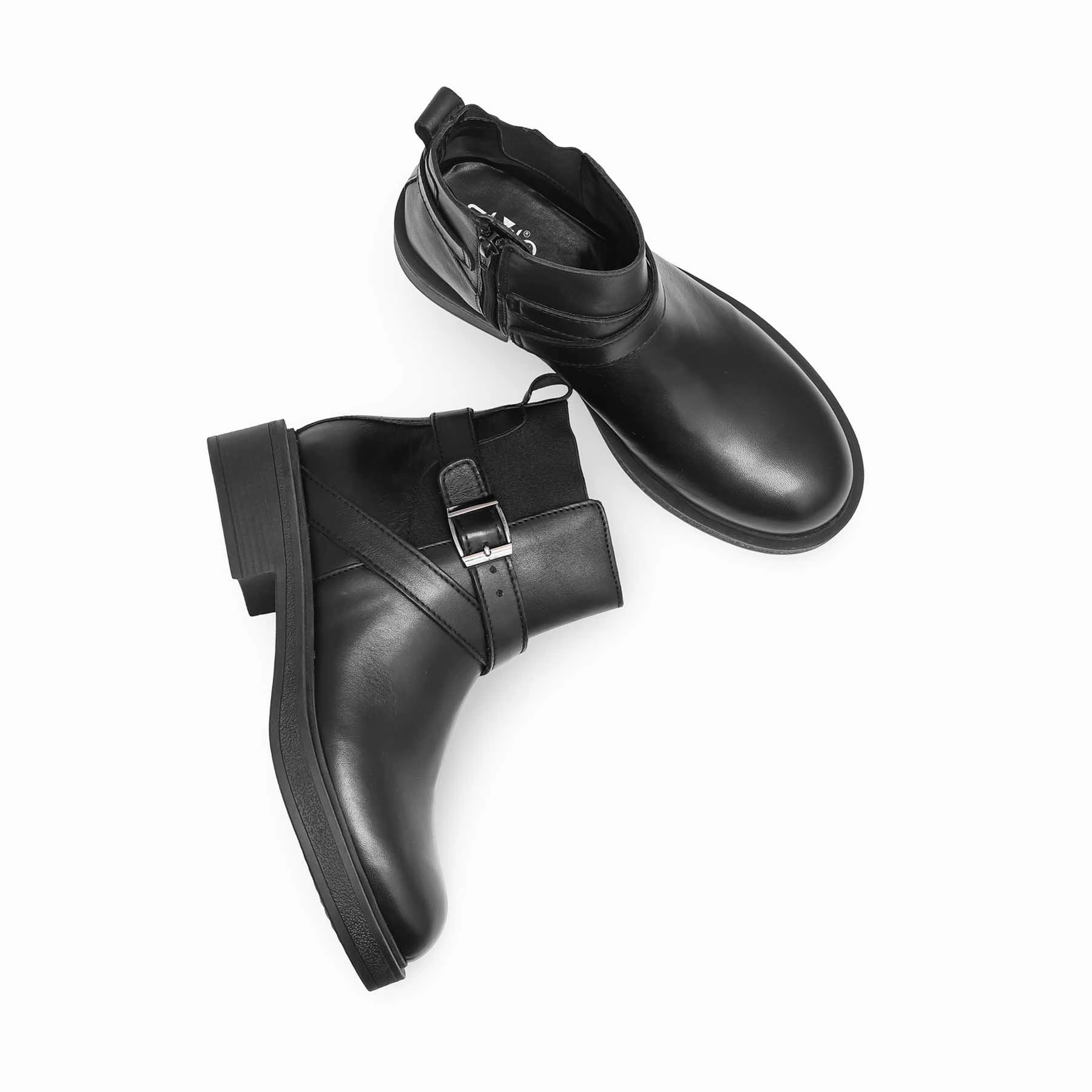 Black Long Shoes WN9020 Compression Molded Foam