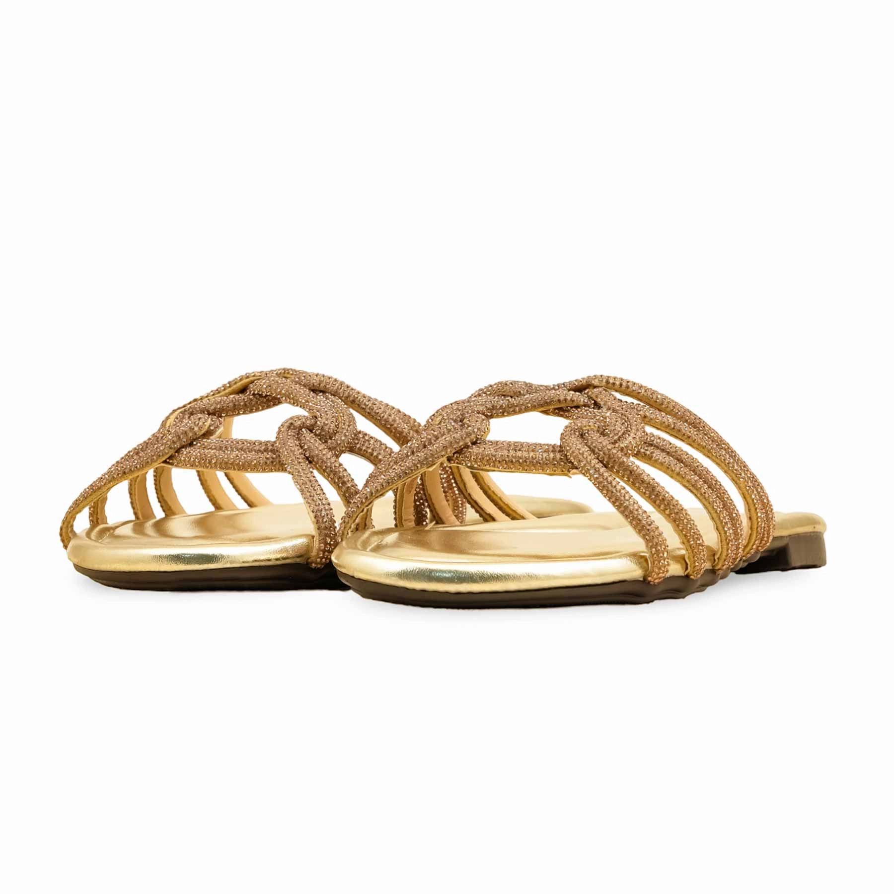 Golden Fancy Slipper For Women FN8012 Sun Deck Comfort Straps