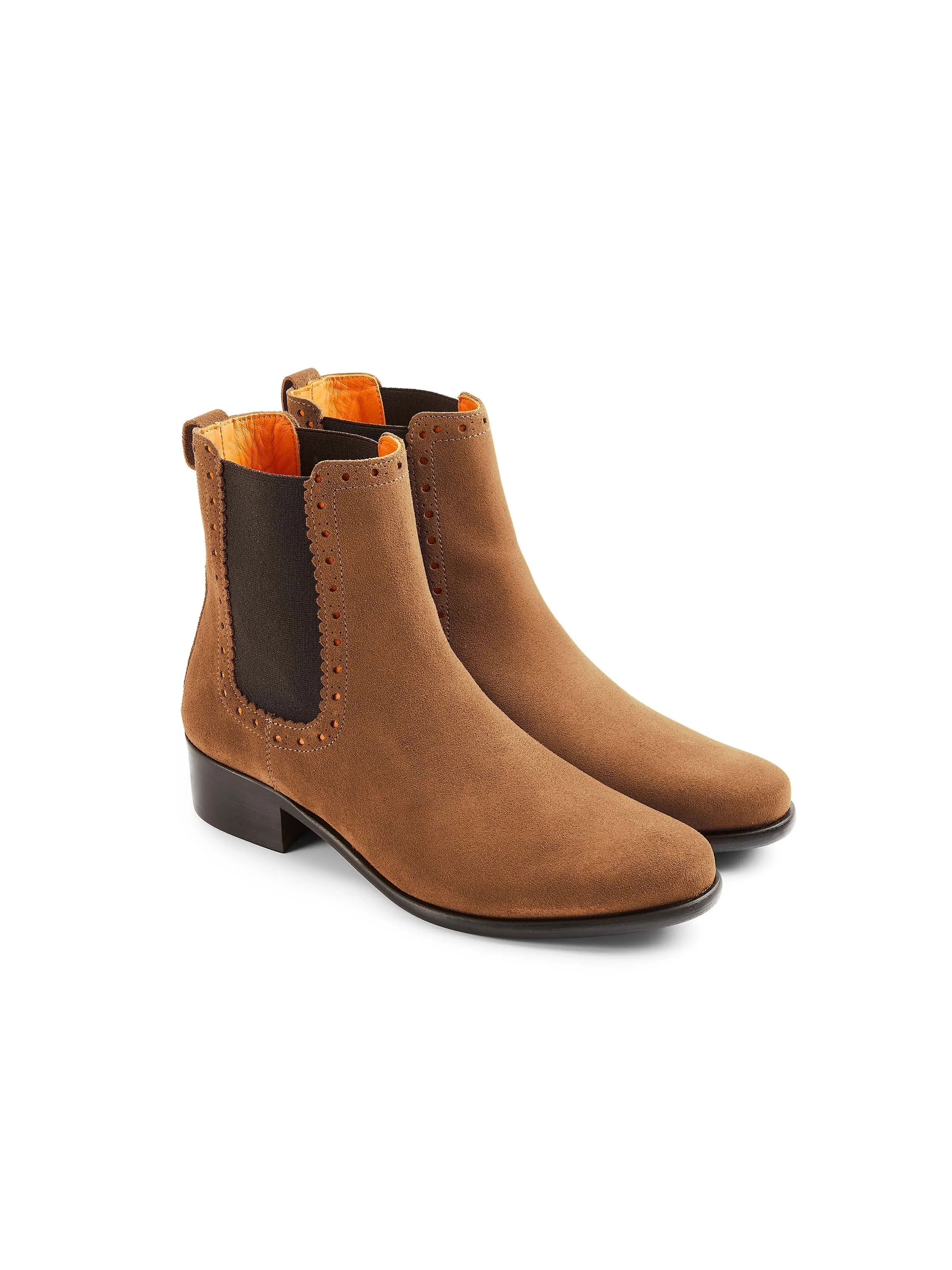 Heat resistant Brogued Chelsea - Tan