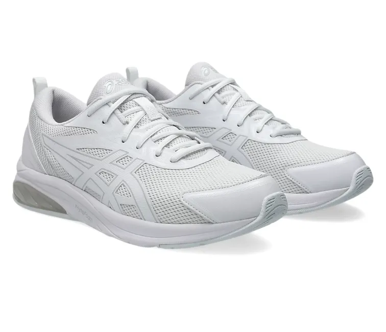 Men's Asics Gel Quantum KEI (White/Cloud Grey) All-day arch support Abrasion Resistant Toe Guard