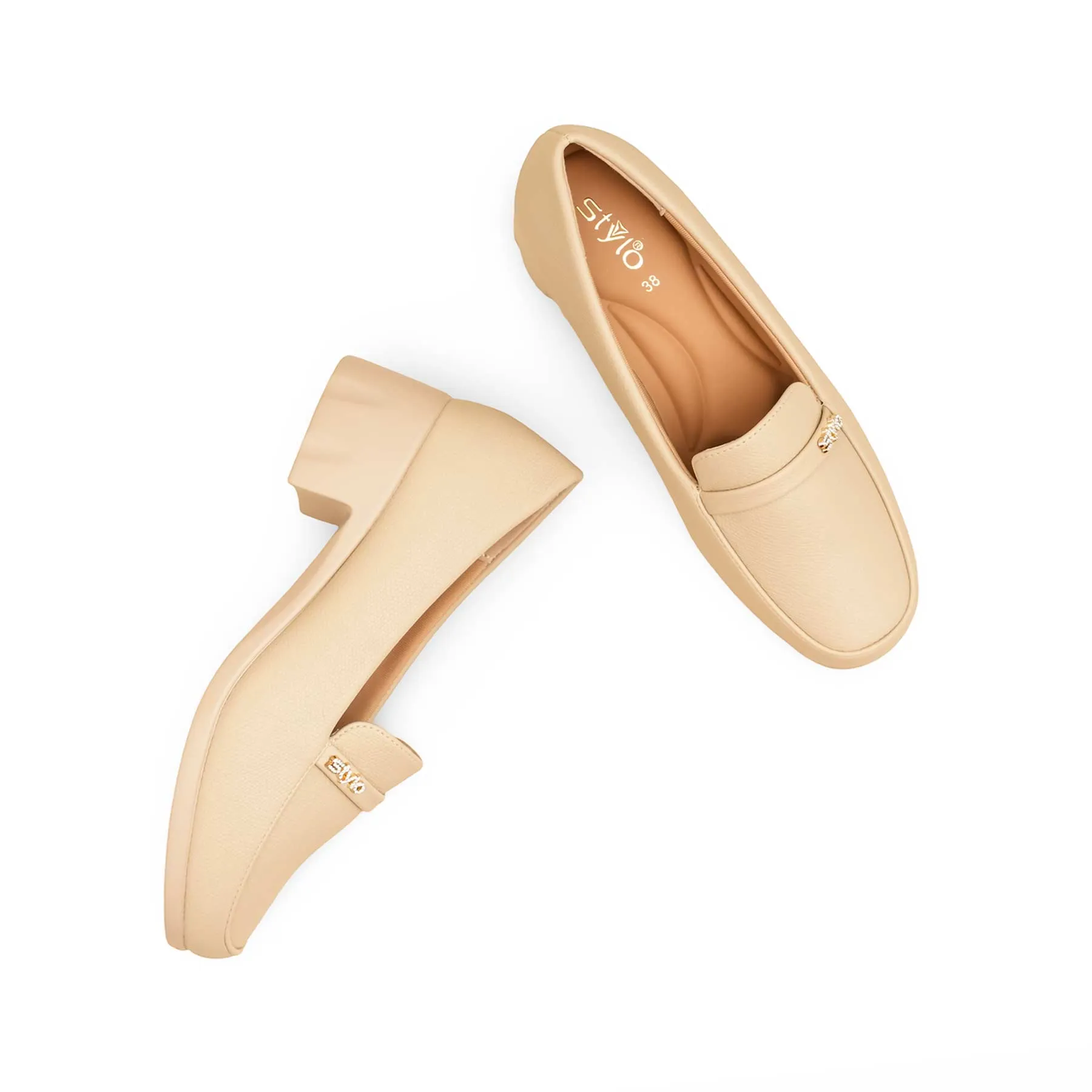 Evening shoes Beige Court Shoes For Women WN7508