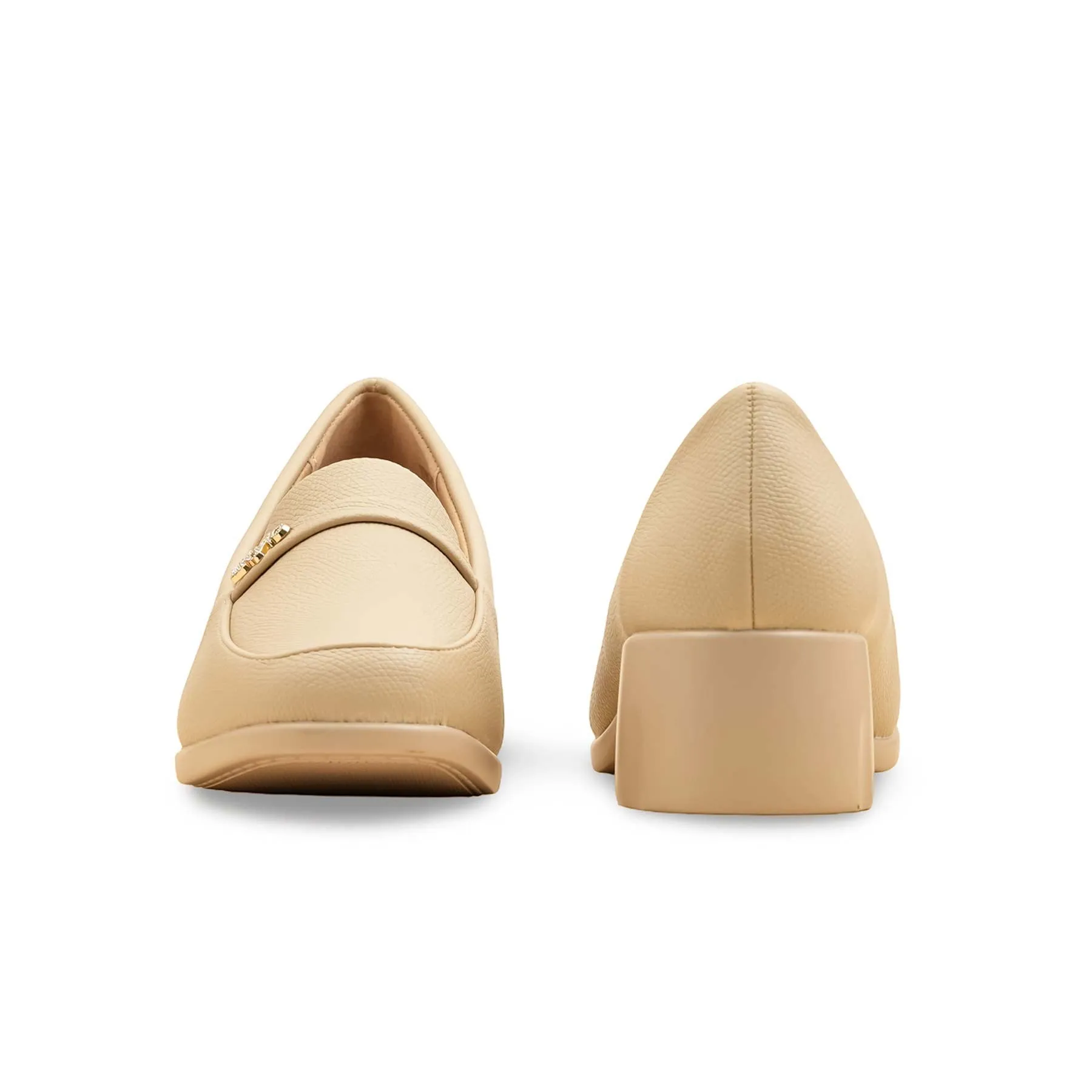Charity Chic Beige Court Shoes For Women WN7508