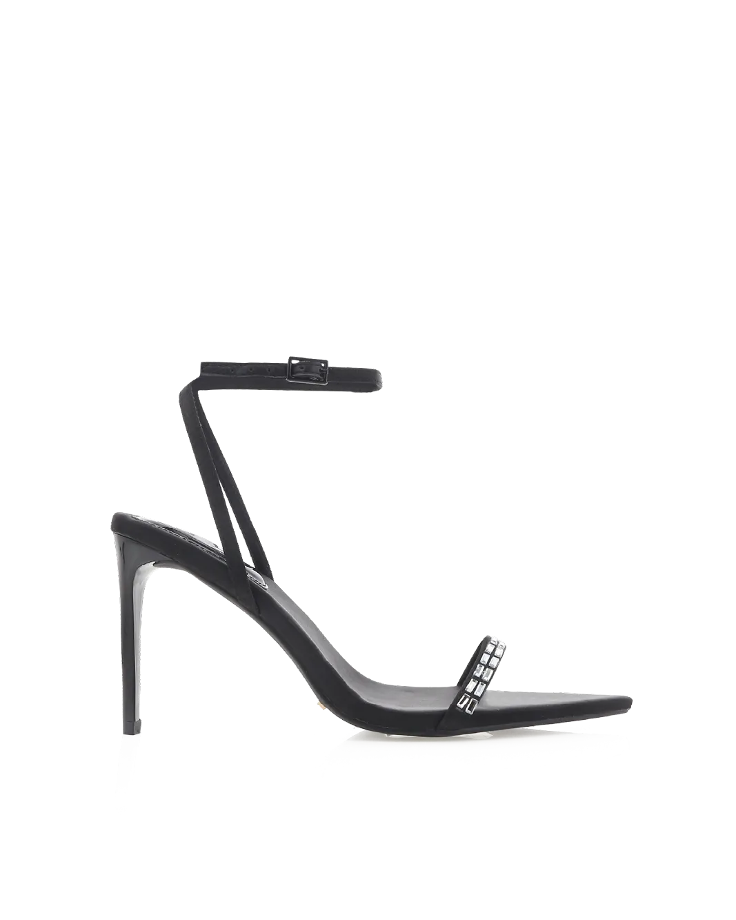 Shopping Glam Runway Glow LEONORA - BLACK SATIN-DIAMANTE