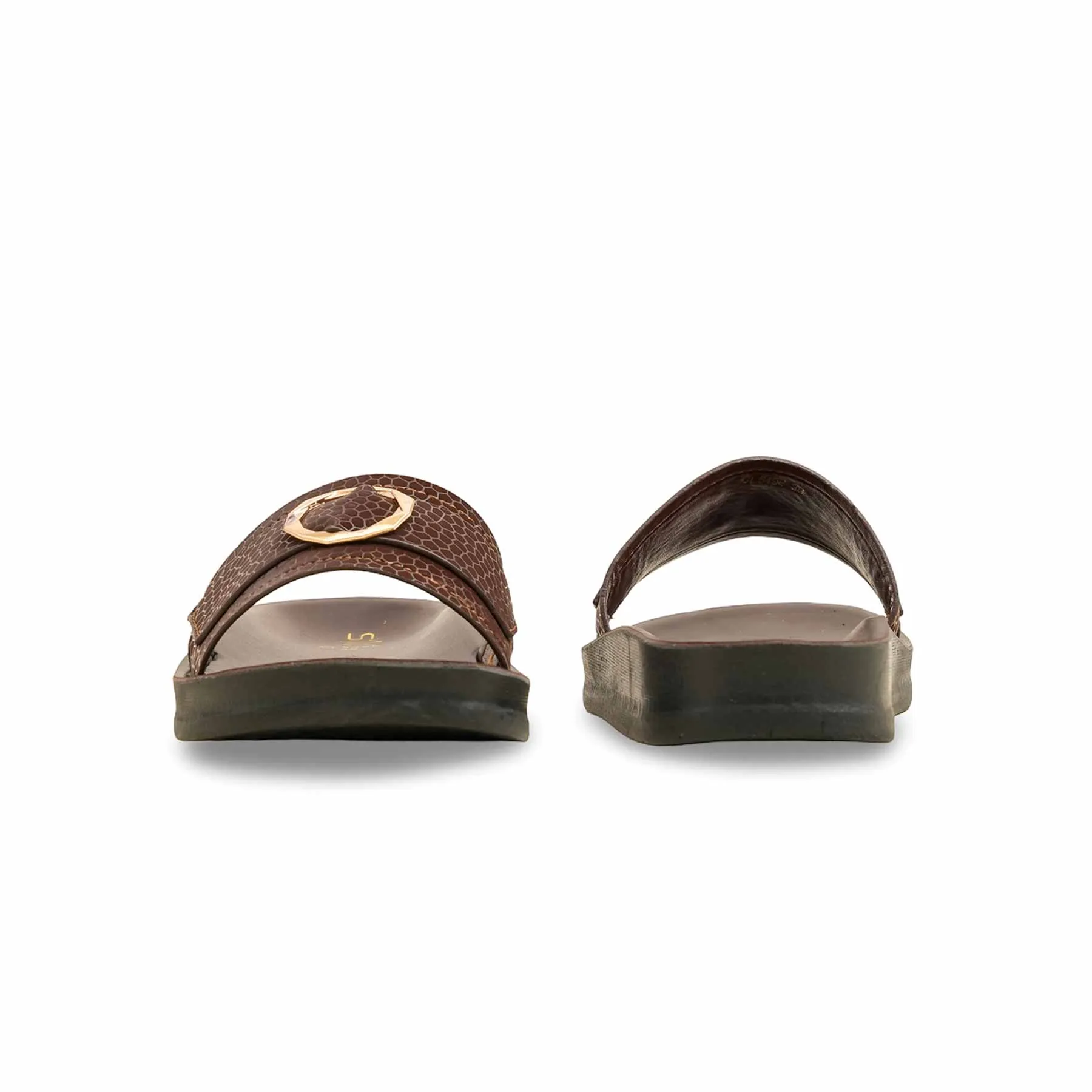 Brown Casual Softy CL5498 Layered Look narrowest