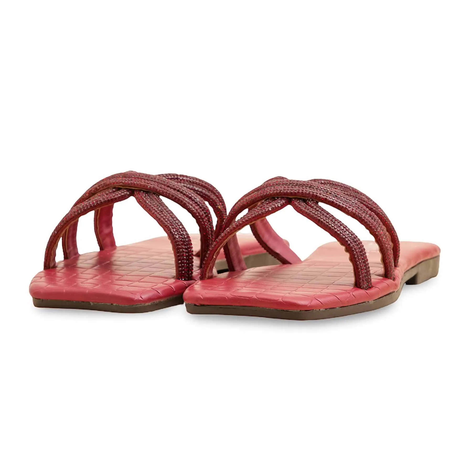 Balcony Look Maroon Casual Slipper CL2102