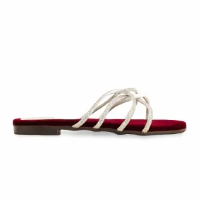 High Lane Self Care Maroon Casual Slipper For Women CL1972