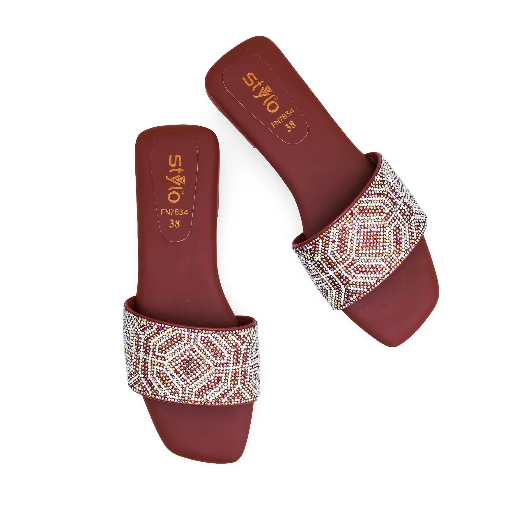 Air Vent Maroon Fancy Slipper FN7834