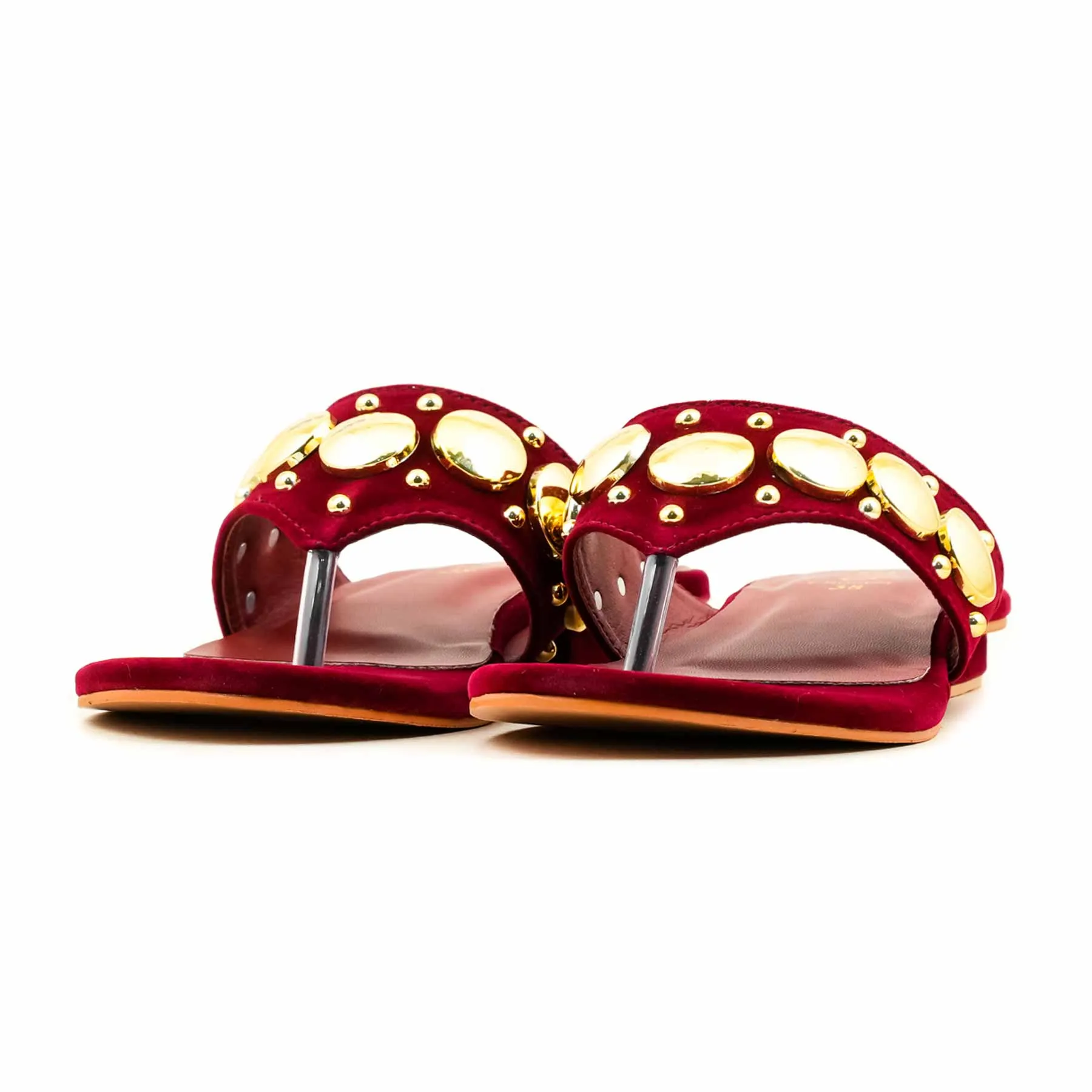 Soft Step Supportive sole Maroon Formal Chappal For Ladies FR0568