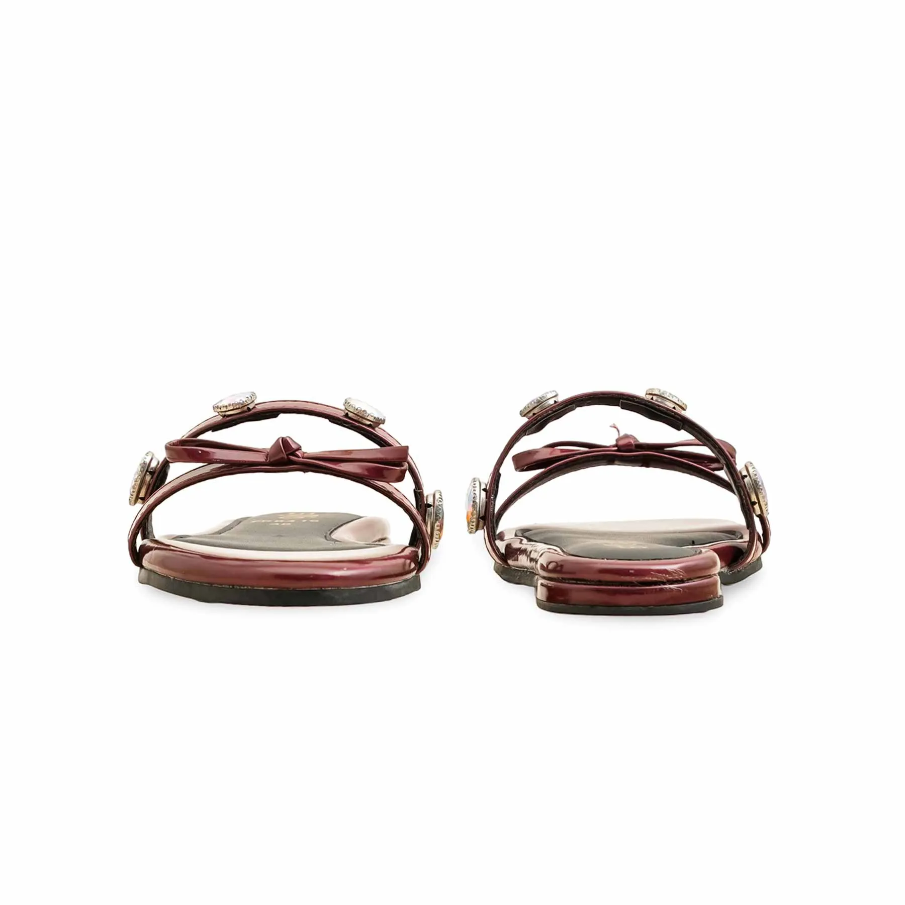 Maroon Formal Slipper FR8416 Kind Day