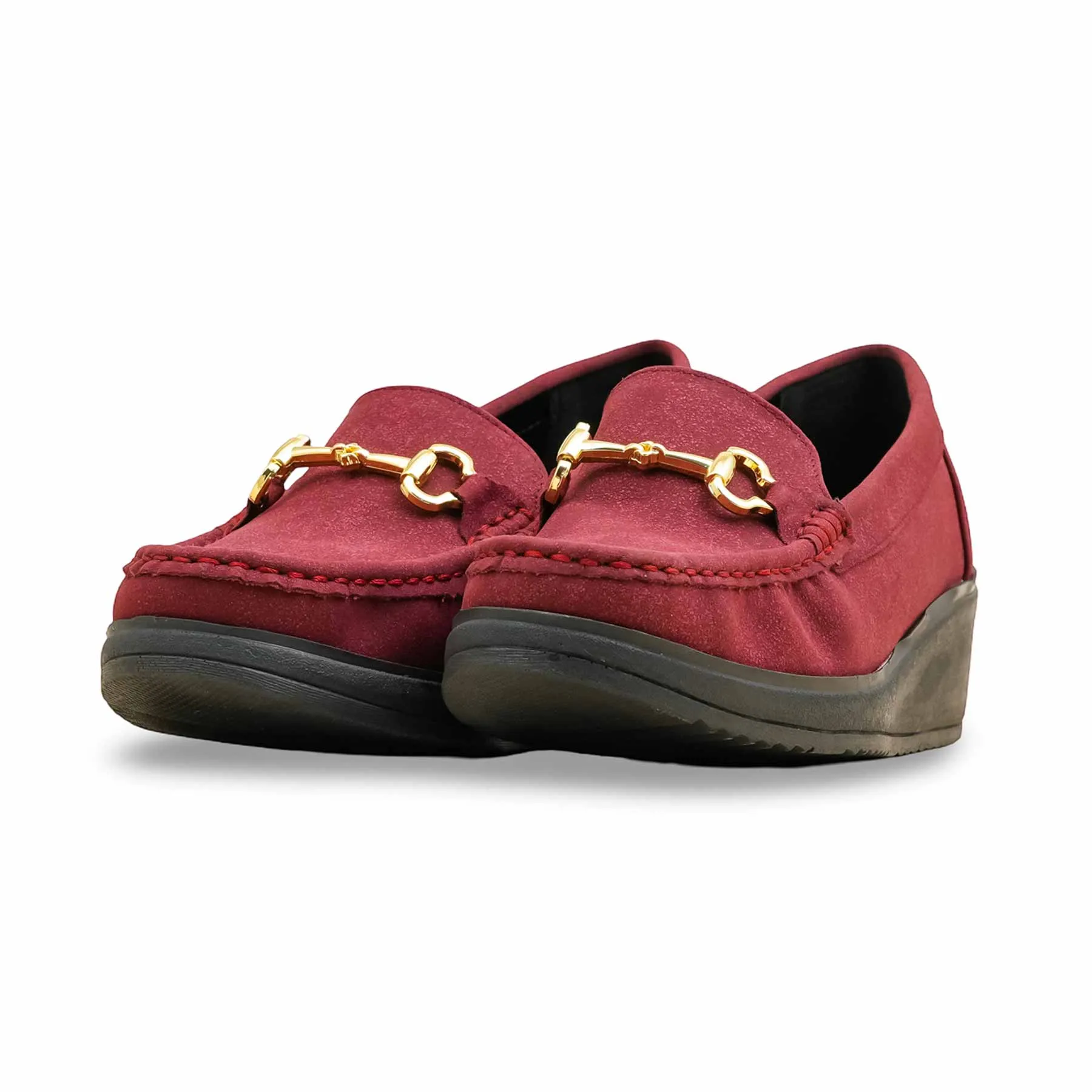 Storm Sky Coffee Run Maroon Moccasin For Ladies WN4529