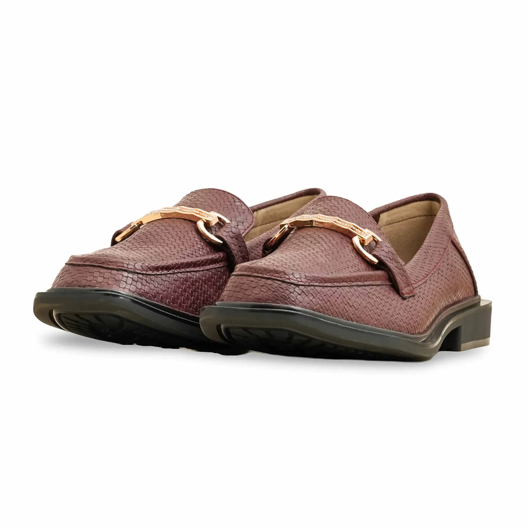 Maroon Moccasin WN4499 All Day Glam