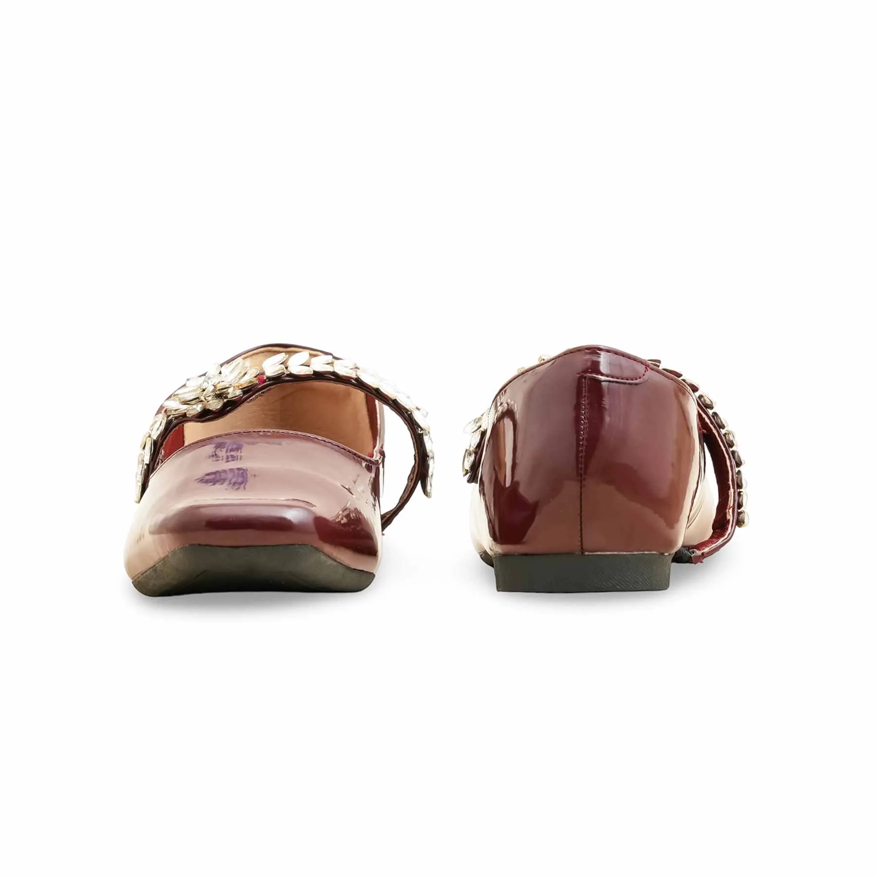 Maroon Pumps WN1217 Comfort footbed