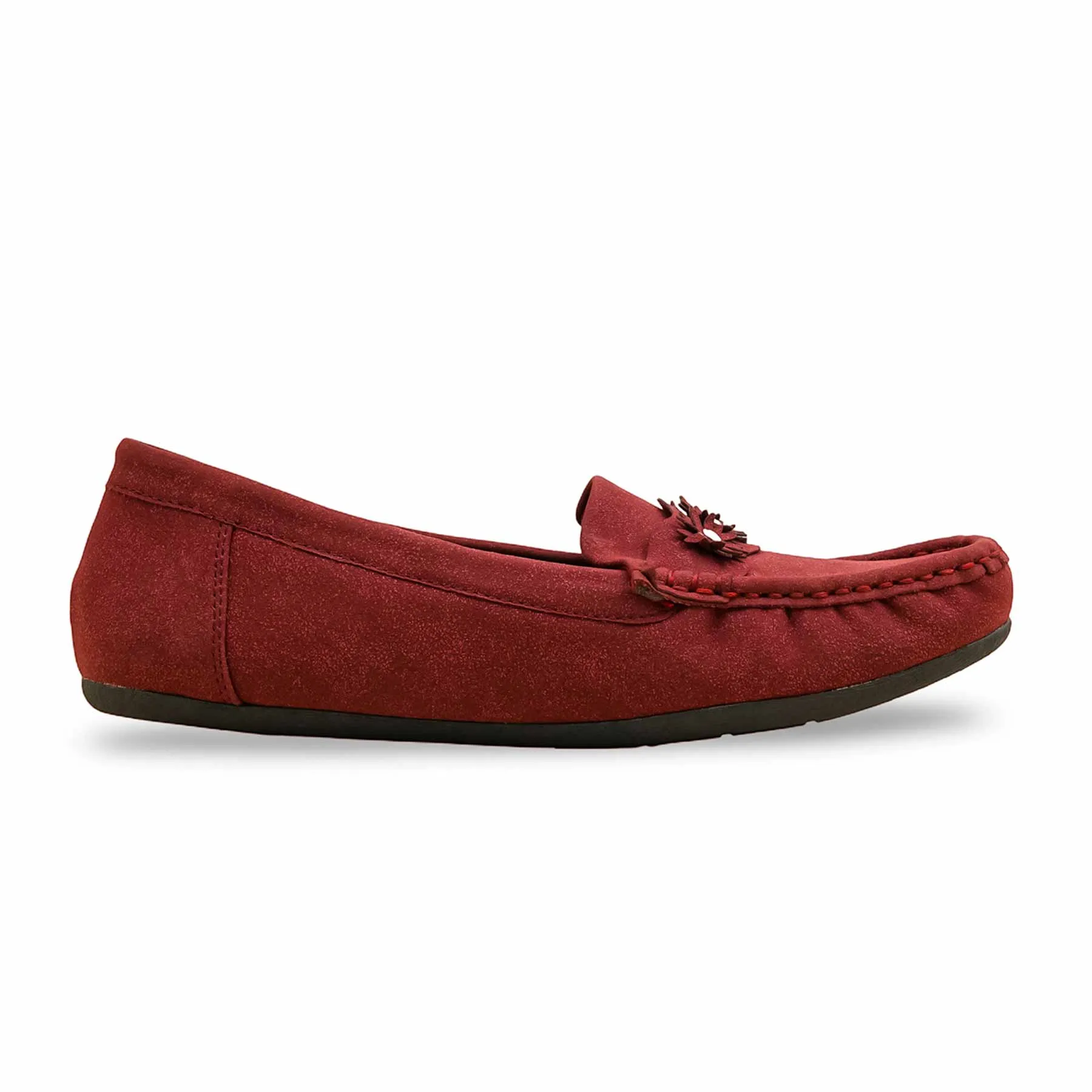Pollen Walk Maroon Women Moccasin WN4489