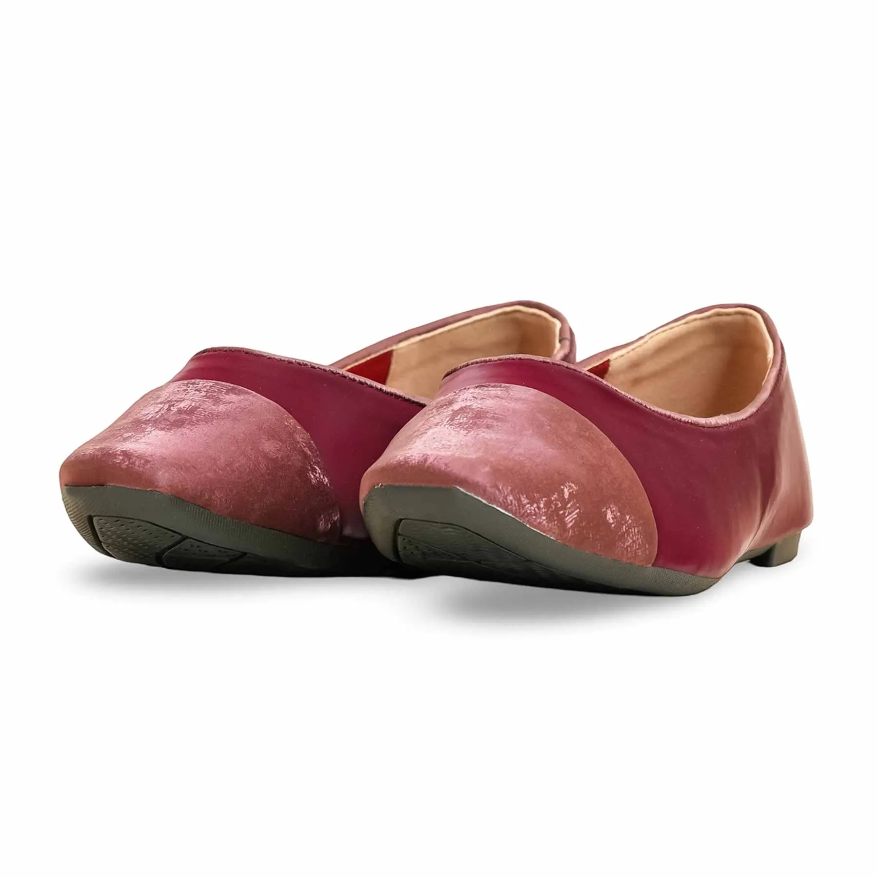 Maroon Women Pumps WN1249 Everyday Shoes Library Step