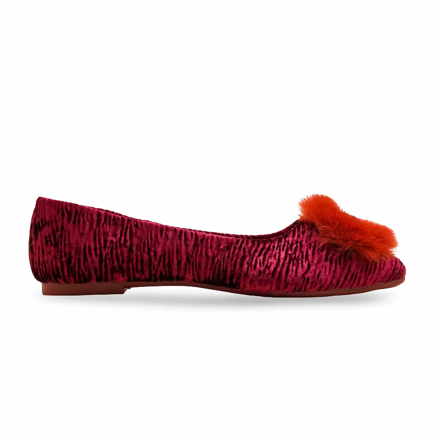 Maroon Women Pumps WN1274 Kitchen Safe Resort Wear