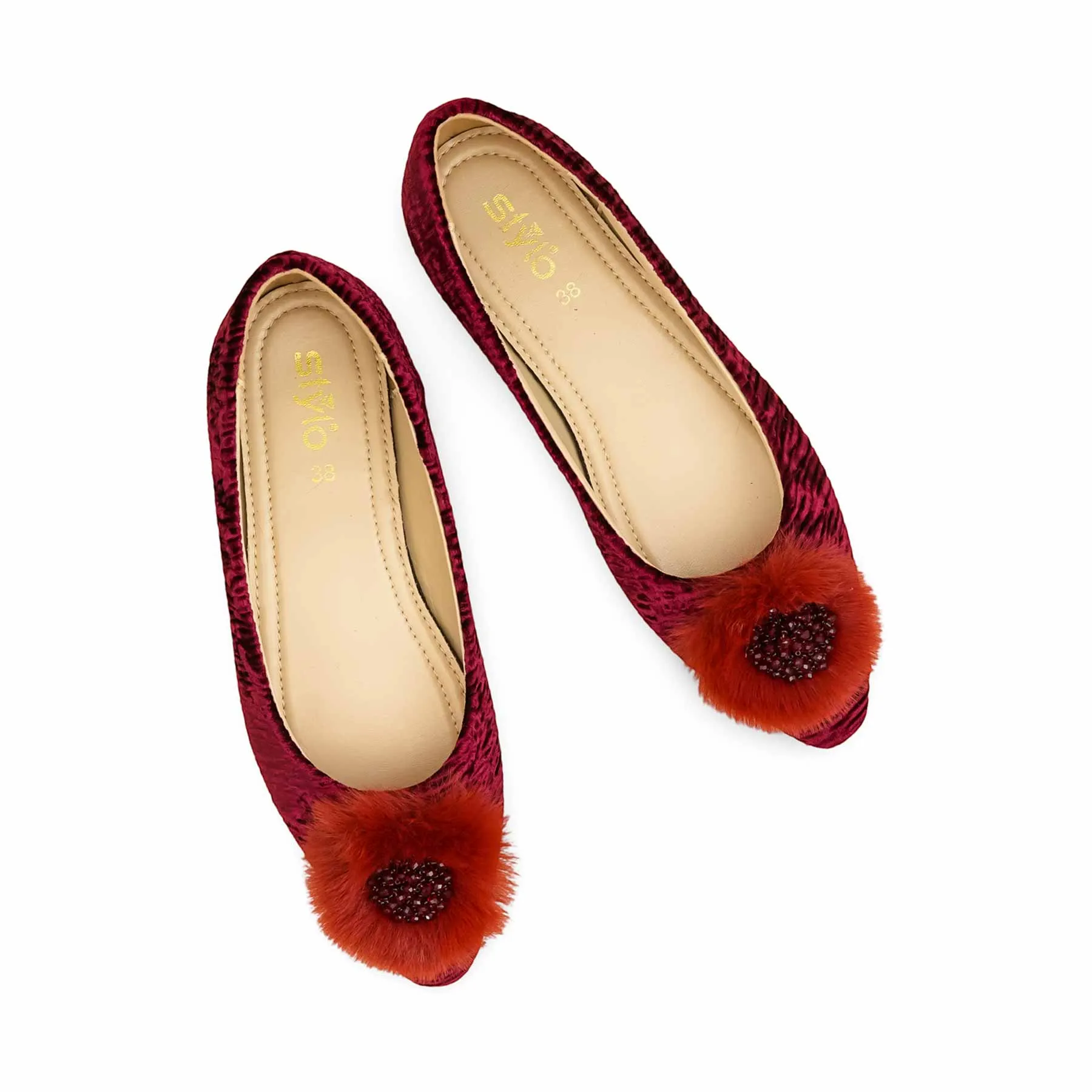 Lesson Glow Maroon Women Pumps WN1274