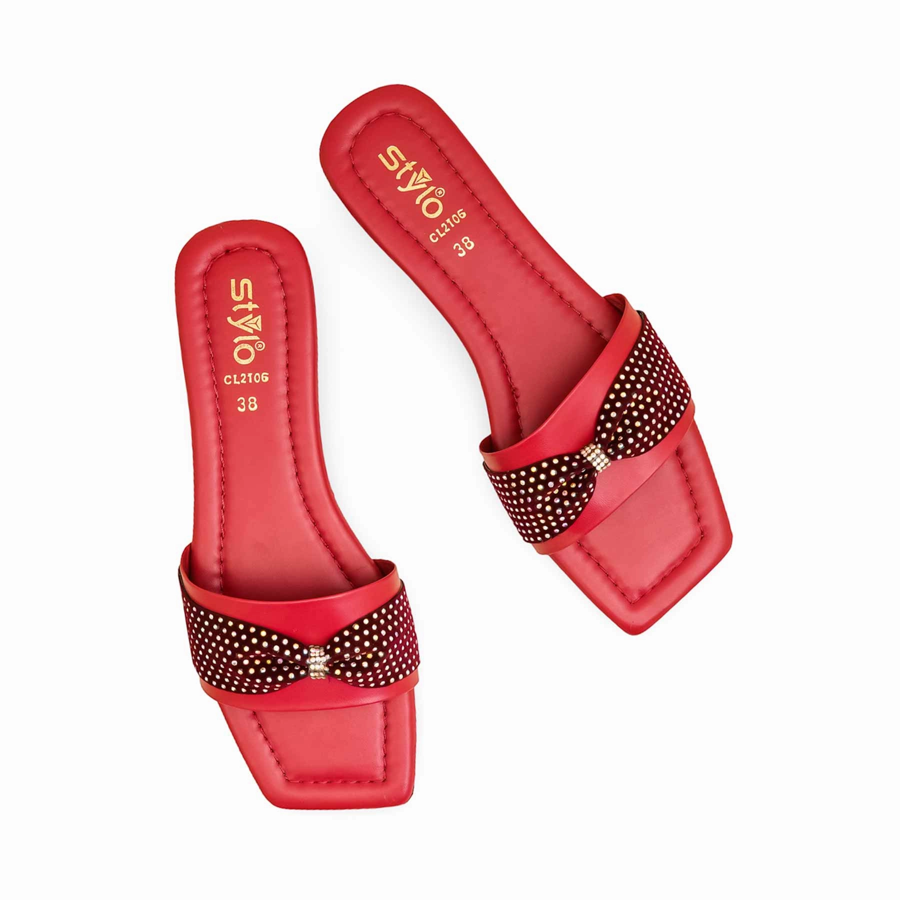 Feel Free portable Maroon Casual Slipper For Ladies CL2106