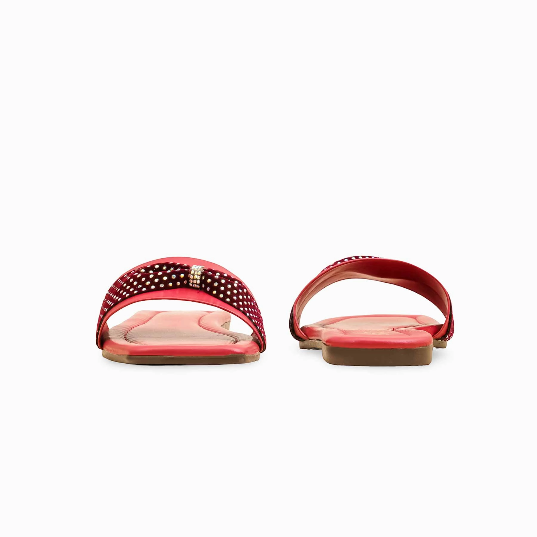 Maroon Casual Slipper For Ladies CL2106 Fashion Ease Shoes