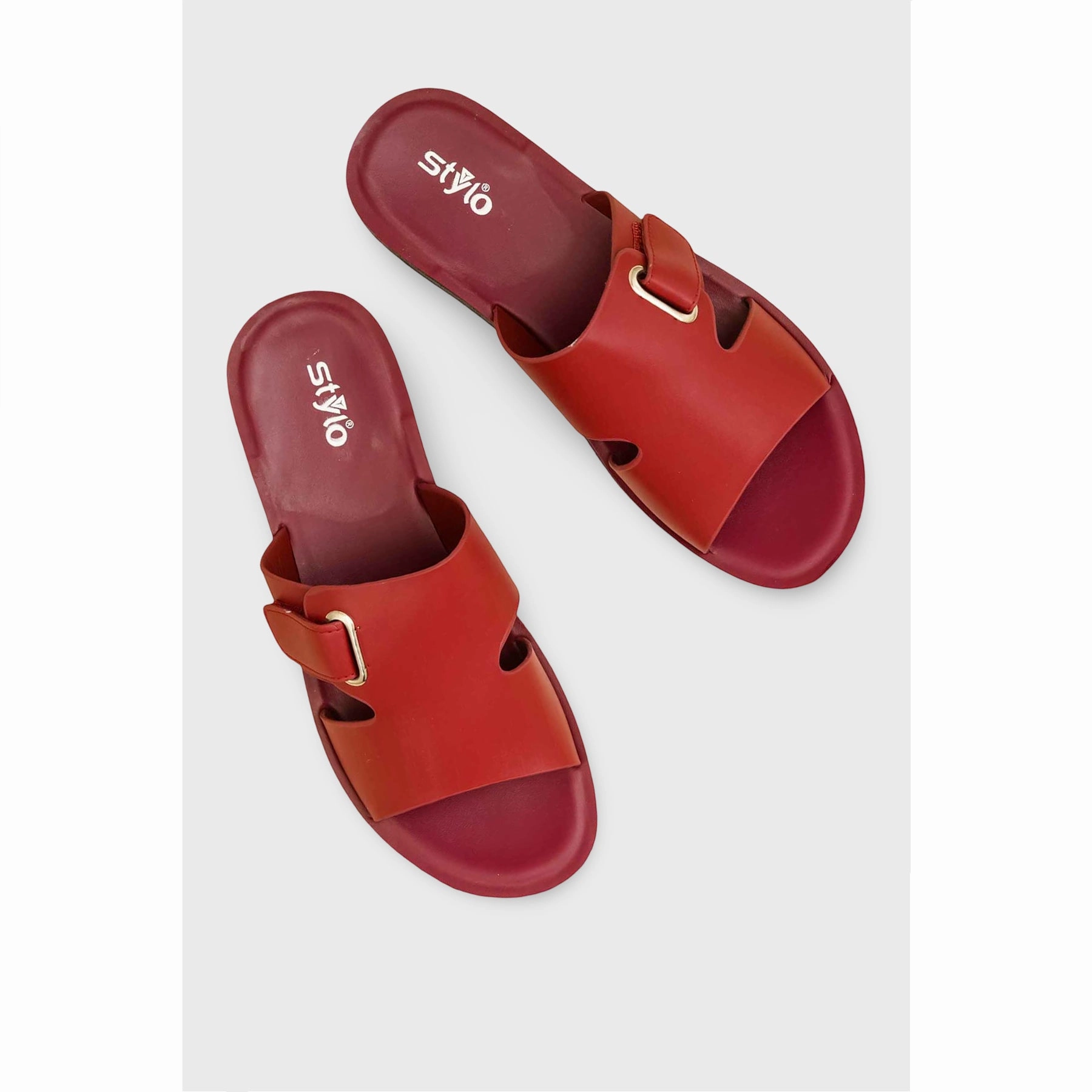 Maroon Casual Softy For Ladies CLS023 wooden Quick design