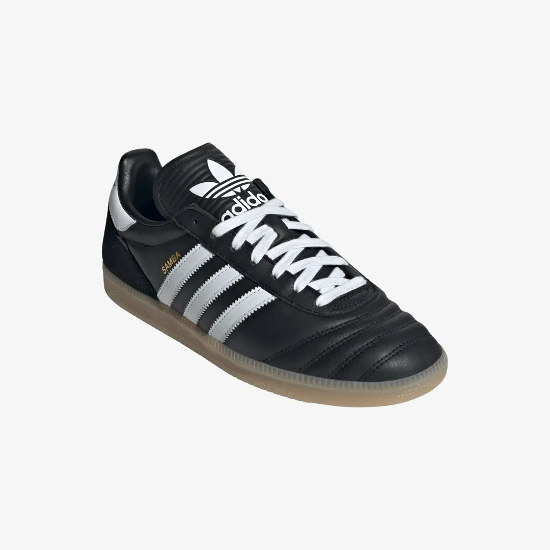 mens adidas samba jp (black/white) Energy return