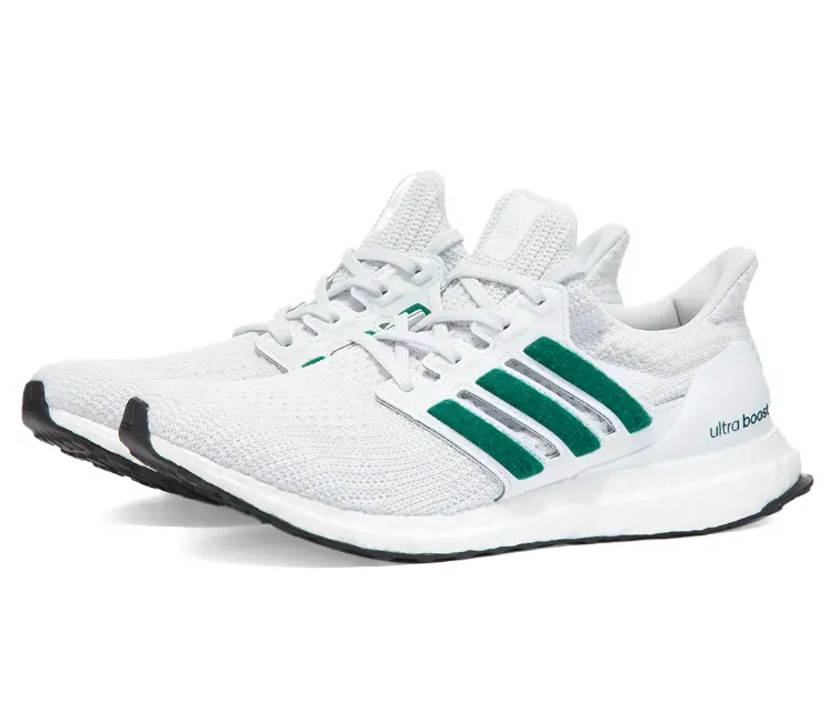 Rigidity Control Men's Adidas Ultraboost 4.0 DNA (White/Collegiate Green)
