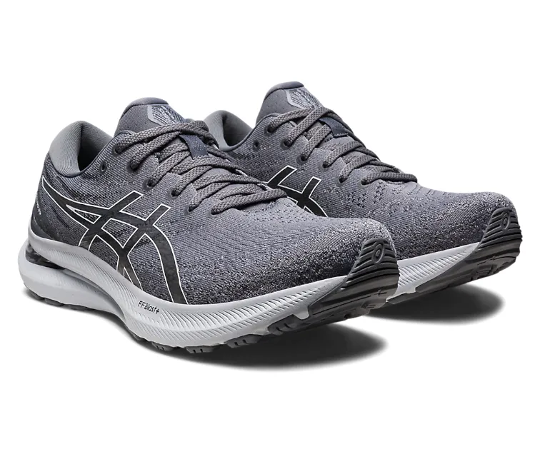 Reinforced Stitch Detail Wide Toe Box Engineering Men's Asics Gel-Kayano 29 (Metropolis/White)