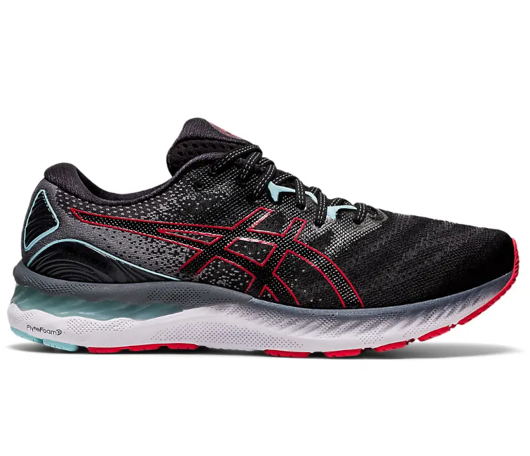 Men's Asics Gel Nimbus 23 (Black/Electric Red) Smart Lifestyle