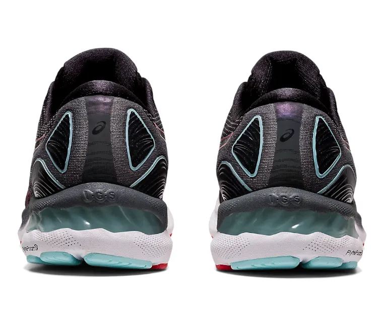 Men's Asics Gel Nimbus 23 (Black/Electric Red) Minimal Build Moisture Wicking Inner Layer