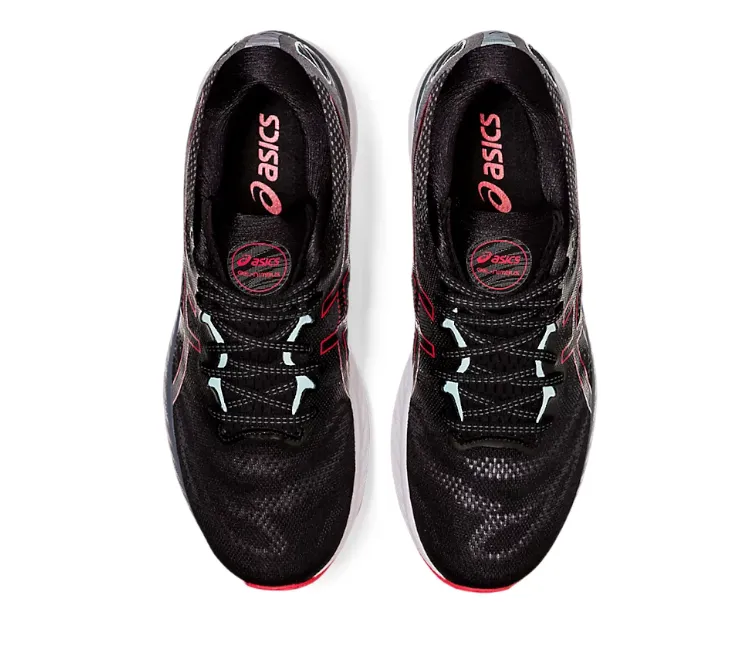 PUMidsole Men's Asics Gel Nimbus 23 (Black/Electric Red)