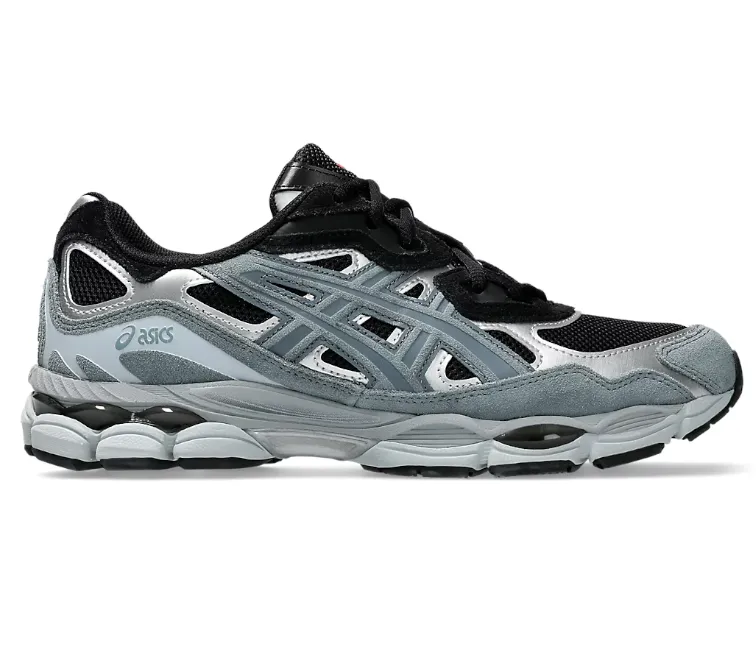 quick dry Lockdown Lacing System Men??s Asics Gel NYC (Black/Fjord Grey)