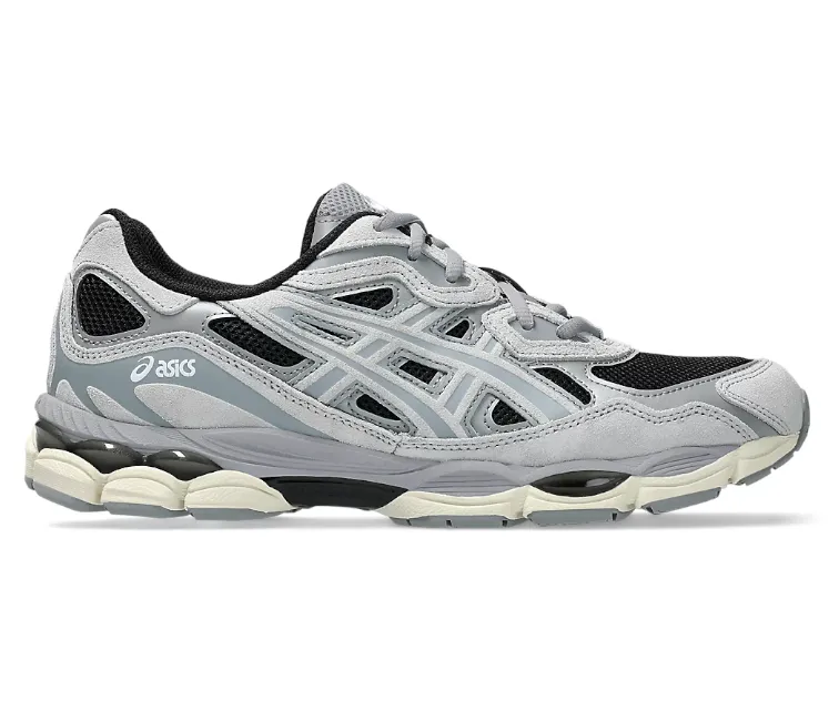 stretchy design Fashion Comfort Mens Asics Gel NYC (Black/Piedmont Grey)